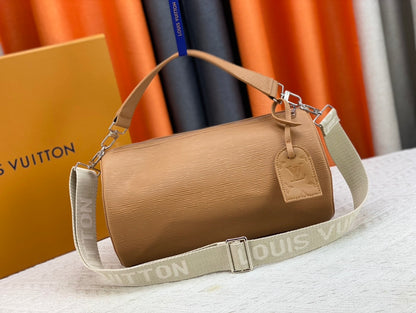Louis Vuitton◇SoftPolochon ソフト筒型バッグ M46691