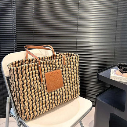 LOEWE◆ロエベ ウーブン トートバッグ