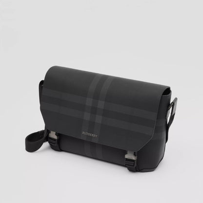 【BURBERRY】バーバリー チェック ラージ メッセンジャーバッグ
