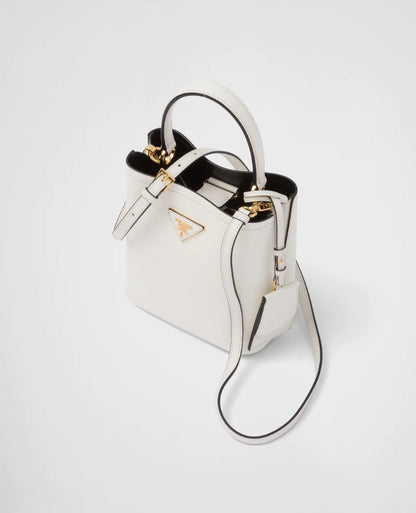 PRADAパニエ サフィアーノレザー スモールバッグ