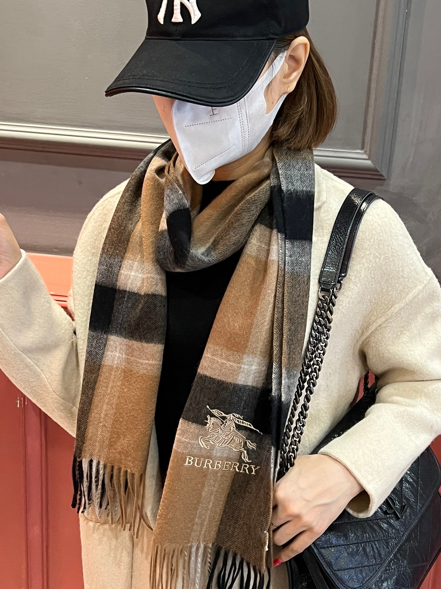 【BURBERRY バーバリー】スカーフ32*180CM 241108