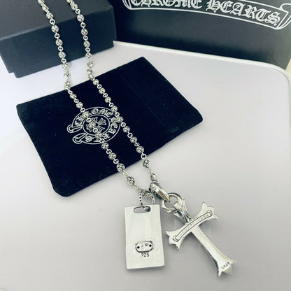 【Chrome Hearts】ネックレス、新しいネックレス万能シンプルファッションオーナメント 男女兼用