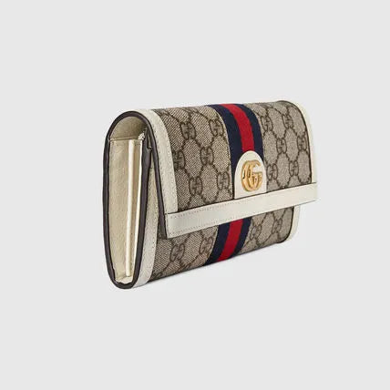 【-gucci】国内即発-gucci-オフィディア-ggモチーフ長財布-コンチネンタル
