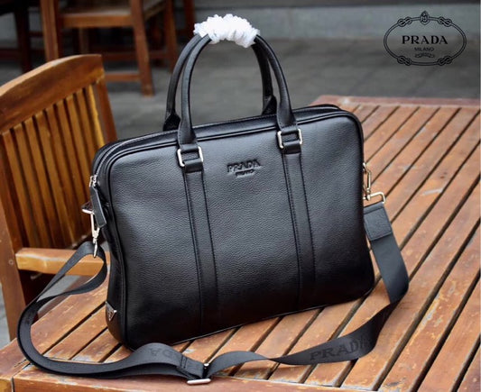 【 PRADA 公式旗艦店】プラダ ブリーフケース 当日出荷 好評に付き再入荷！39*30*6CM