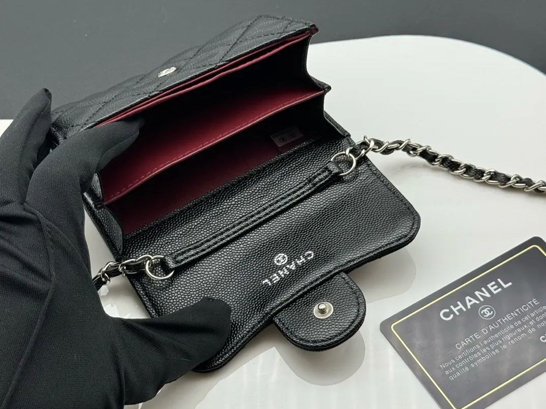 Chanel クラシック チェーン イブニング バッグ ラムスキン AP0238