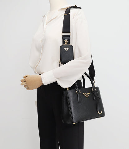 ☆PRADA ガレリア サフィアーノレザー ミニバッグ