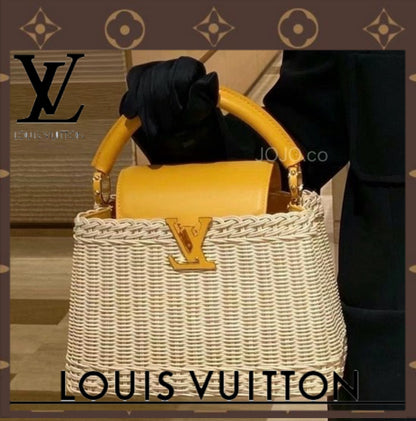 《人気のかごバッグ★》LouisVuittonハンドバッグカプシーヌ BB M24976
