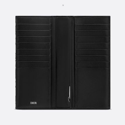 すぐ届く【DIOR】ディオール オブリーク ジャカード 長財布