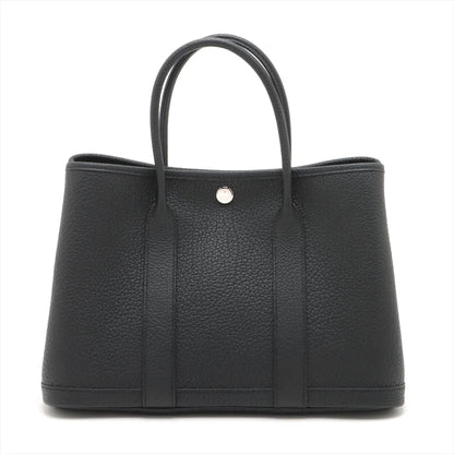 エルメス ガーデンパーティTPM カントリー ブラック シルバー金具