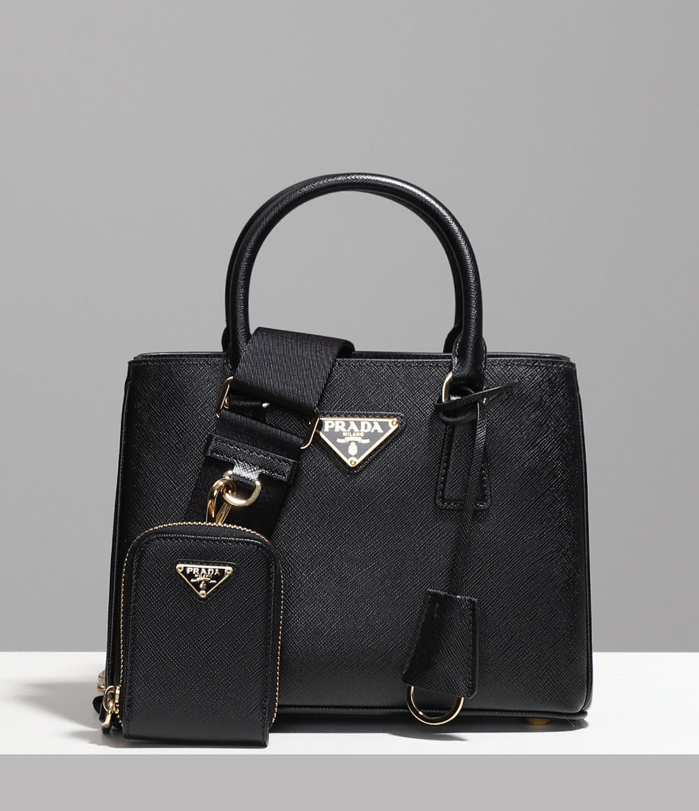 ☆PRADA ガレリア サフィアーノレザー ミニバッグ