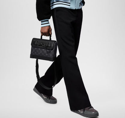 【国内発送】Louis Vuitton スティーマー PM ハンドバッグ モノグラム・エクリプス