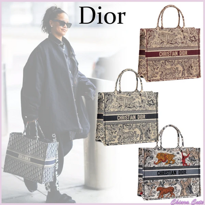 【数量限定大幅値下げ！】春夏20新作 ロゴ アニマル 刺繍 バッグ トート 選べる3色