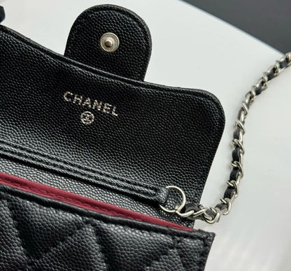 Chanel クラシック チェーン イブニング バッグ ラムスキン AP0238