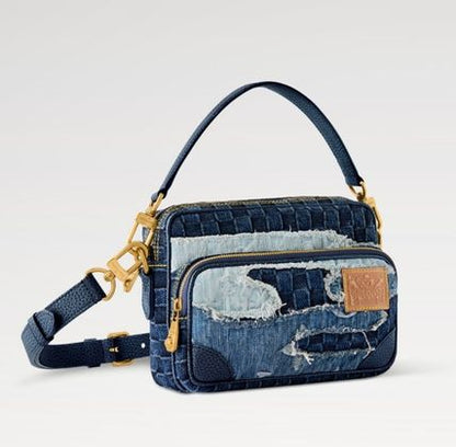 【国内発送】Louis Vuitton ナイル ショルダーバッグ｜デニム×ヴィンテージの融合