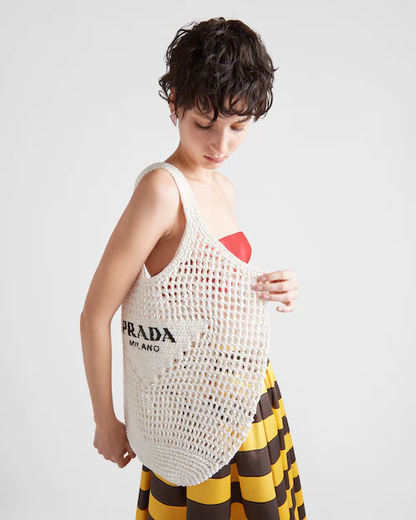 ラフィア トートバッグ