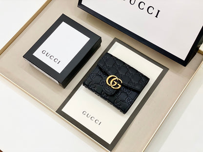 Gucci グッチ/ GGマーモントキルテイング ミニ財布/ 二つ折り
