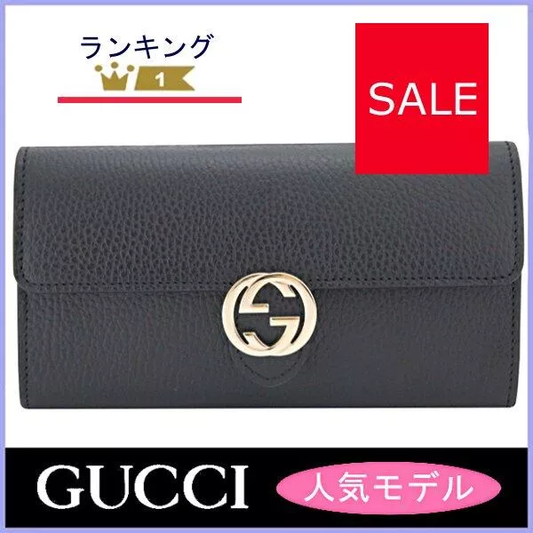 グッチ 長財布 GG 598166 CAO0G 1000 財布 【アウトレット】 ダラーカーフ DOLLAR CALF CONTINENTA