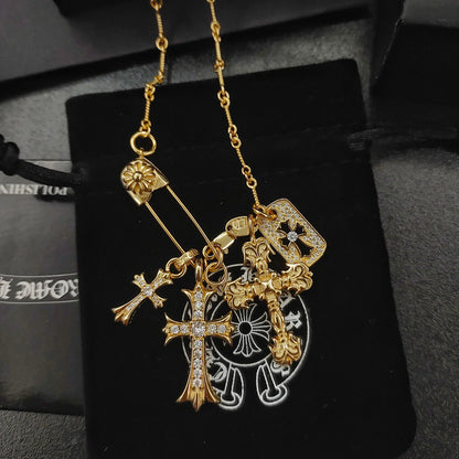 【Chrome Hearts】ネックレス、新しいネックレス万能シンプルファッションオーナメント
