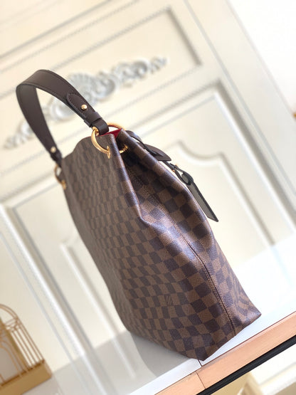 【Louis Vuitton】ヴィトン財布に合うトートバッグモノグラムダミエグレースフルPM【バッグ】