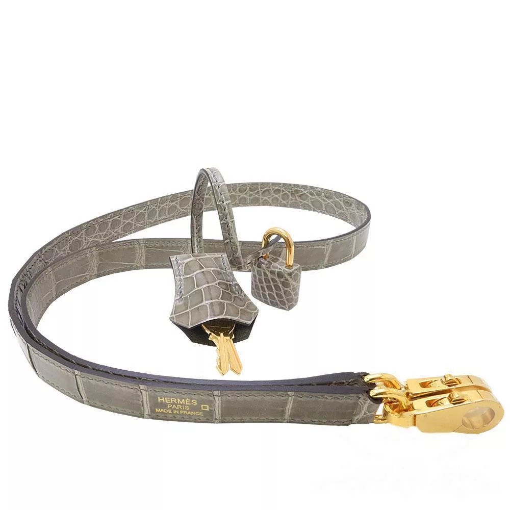 【HERMES】エルメス ケリー 25cm クロコダイル ゴールド金具