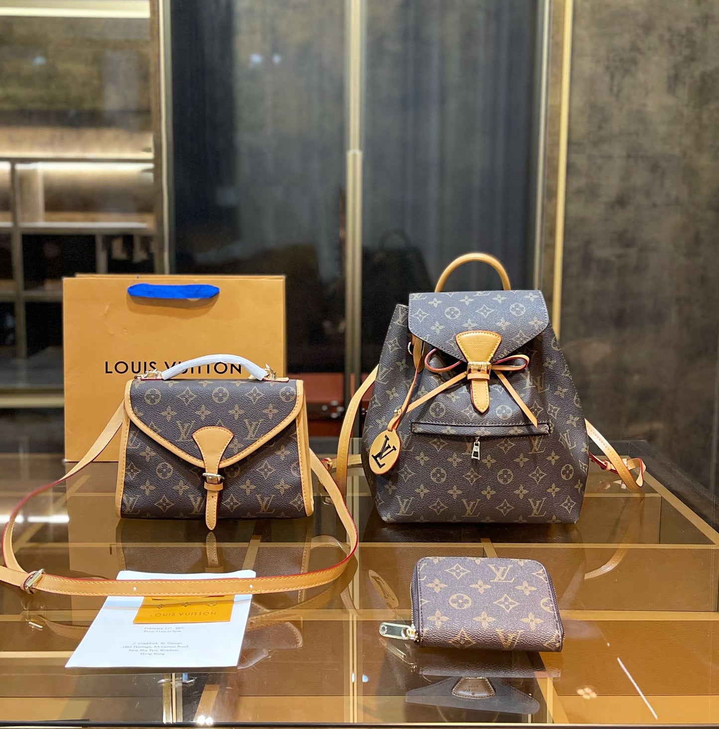 【大人気定番商品♪】LOUISVUITTON 古い花3点セット お得