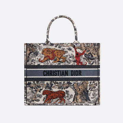 【DIOR】入手困難！セレブ芸能人御用達・ロゴ アニマル 刺繍 バッグ トート 選べる4色
