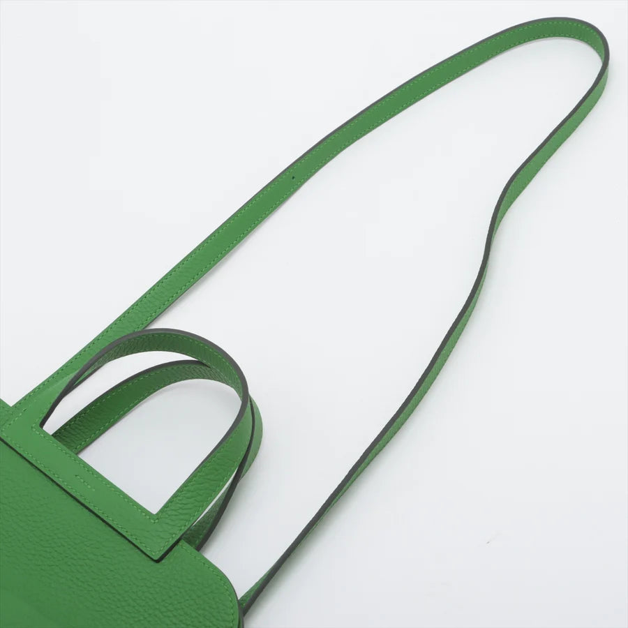 エルメス アルザン25 トリヨンクレマンス ヴェールユッカ シルバー金具