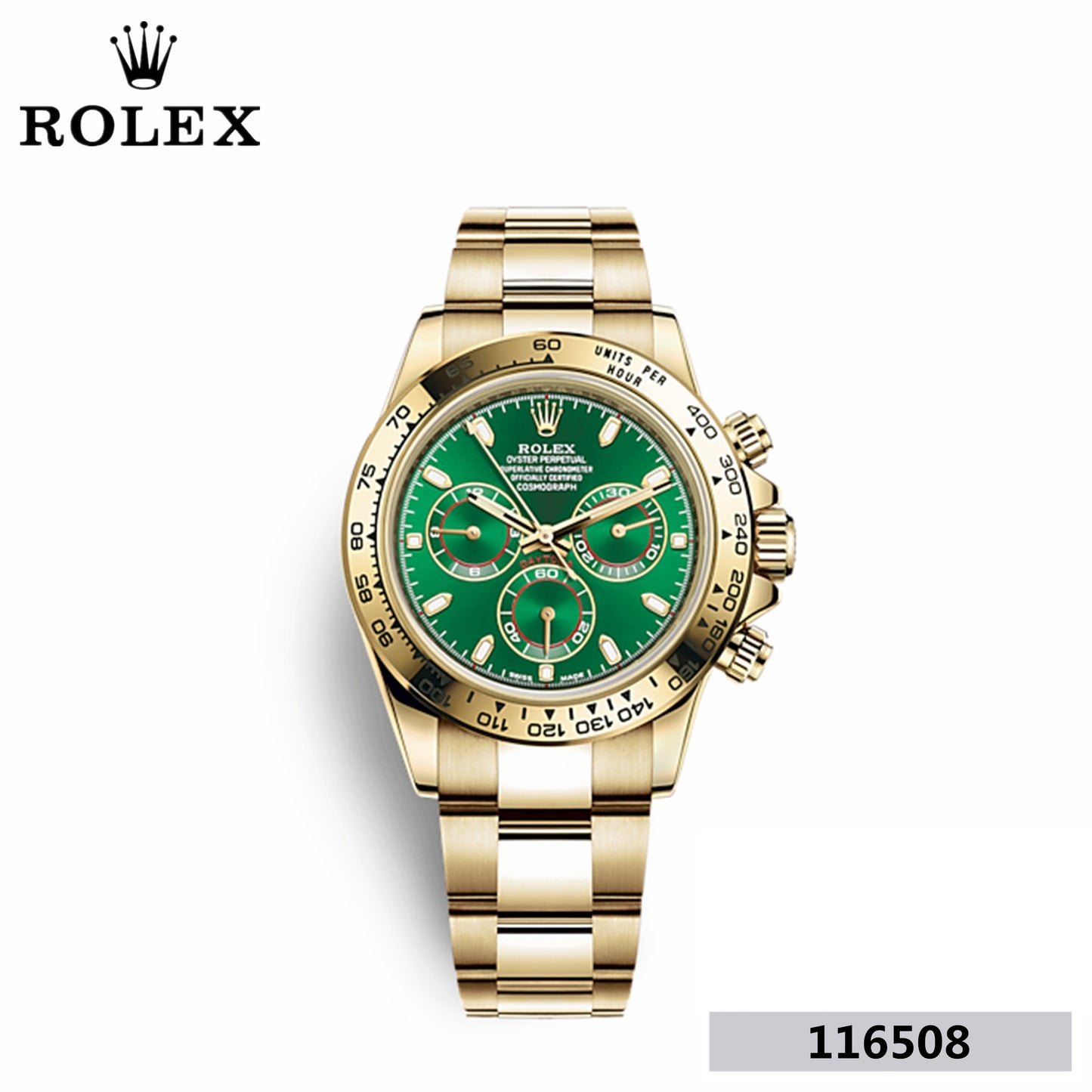 コスモグラフ デイトナ オイスター 40 mm イエローゴールド