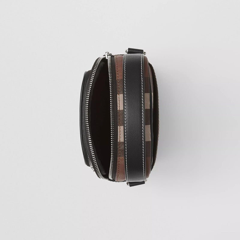 人気【BURBERRY】バーバリー チェック＆レザー ショルダーバッグ