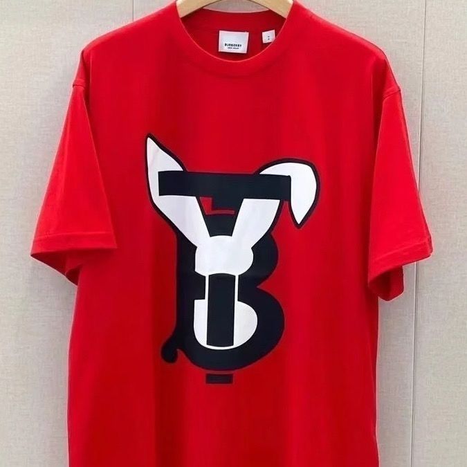 🔥2 つのうち 1 つが無料になります🔥🔥【Burberry】バーバリー )半袖 男女兼用、ご好評に付き再入荷！