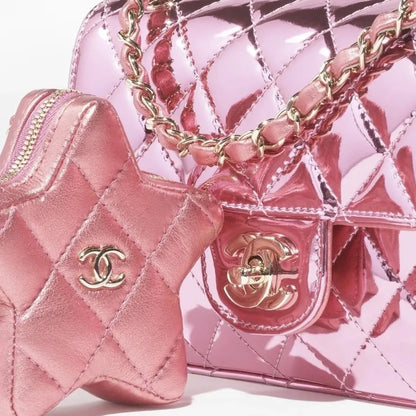 2024 CRUISE CHANEL ミニフラップバッグ＆スターコインケース付