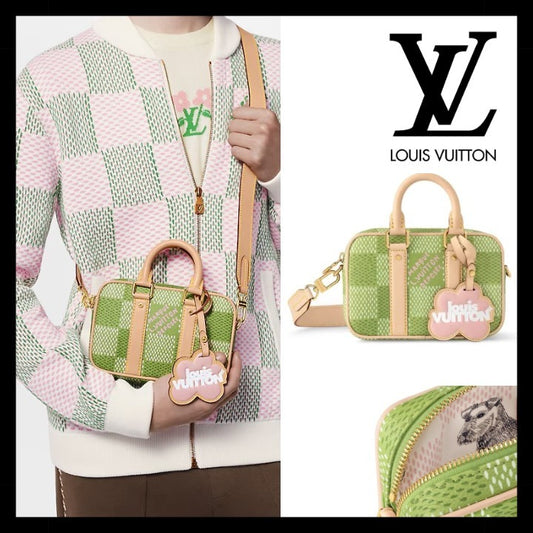 【LOUISVUITTON】【こだわりのディテール♪】ルイヴィトンナノポルトドキュマン N40643