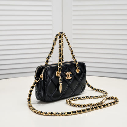 Chanel 23K gold coin chain bag-2 colors
