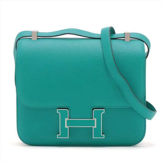 エルメス コンスタンス3 24 ヴェルソ ヴォーエプソン ミント シルバー金具