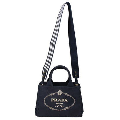 PRADA コットンキャンバス 2WAYトートバッグ