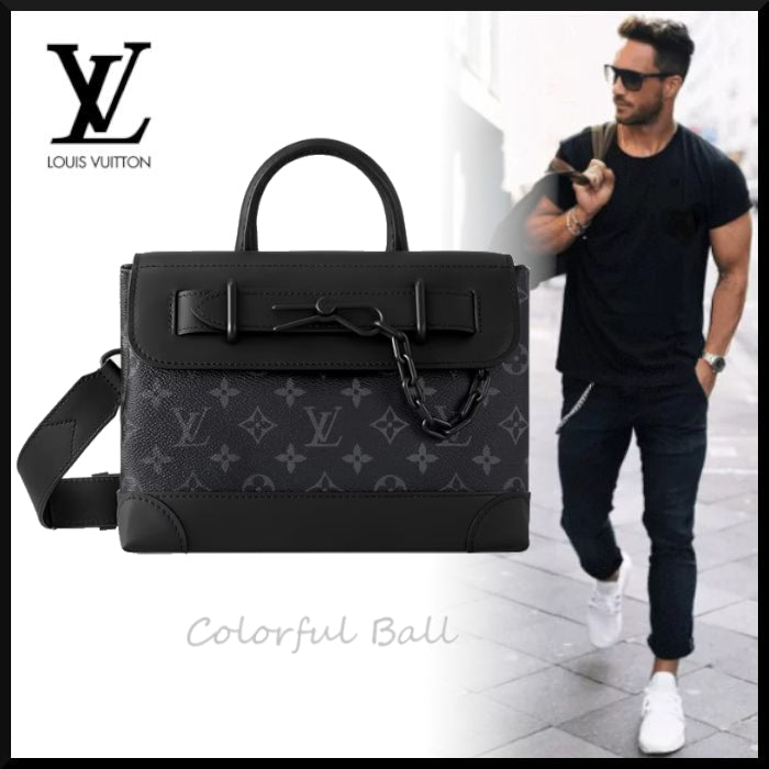 【国内発送】Louis Vuitton スティーマー PM ハンドバッグ モノグラム・エクリプス