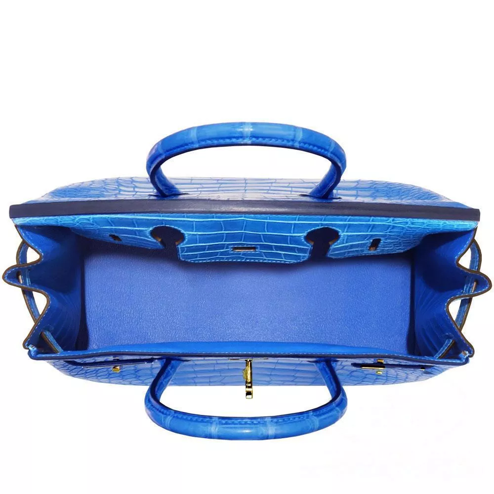 【HERMES】エルメス バーキン 30cm クロコダイル ゴールド金具