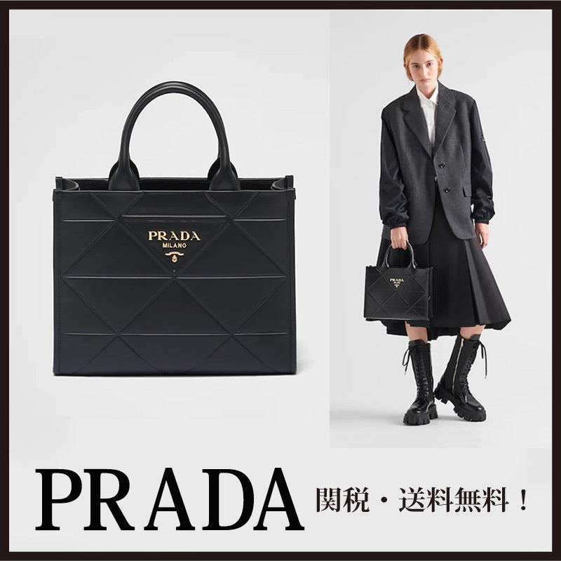 ＊PRADA＊ミディアム レザー ハンドバッグ 1BA379ASKF0002