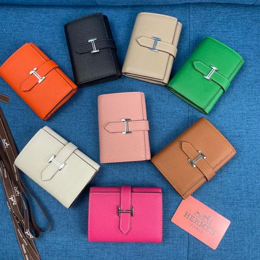 HERMÈS 三つ折り財布 8カラー 10X12CM