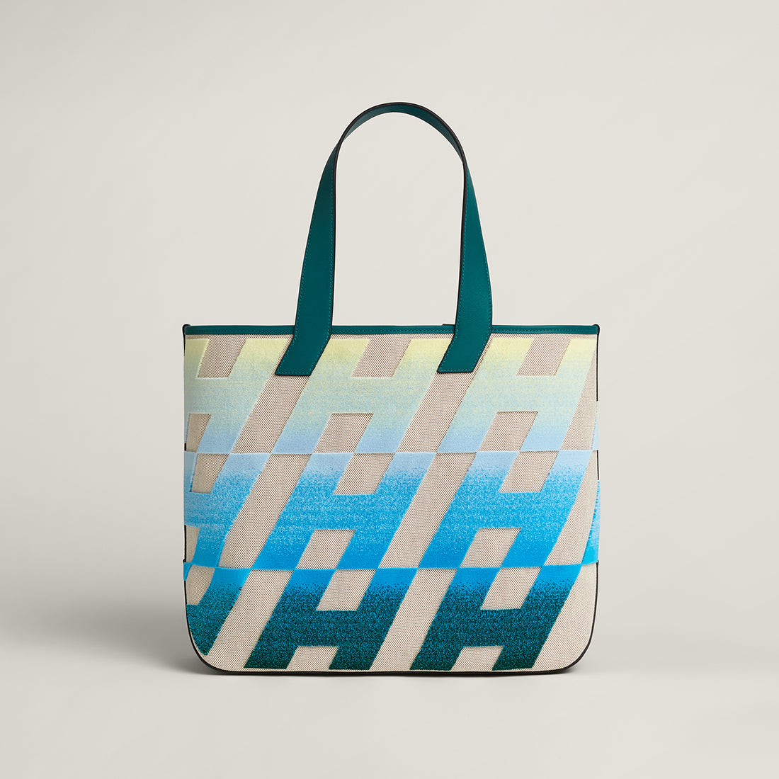 「カバスイタリックH柄40」トートバッグ