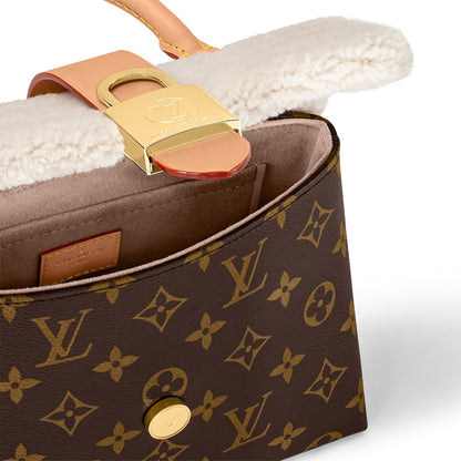 LV シアリング モノグラム トップハンドル バッグ ロッキー BB M46318