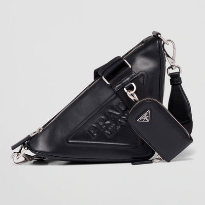 累積売上第１位☆新作☆ プラダ PRADA トライアングル レザーショルダーバッグ