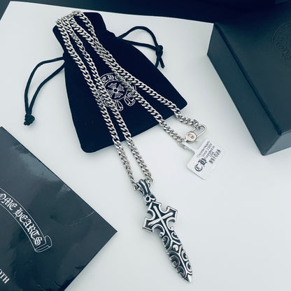 【CHROME HEARTS】クロムハーツ、新しいネックレス万能シンプルファッションオーナメント