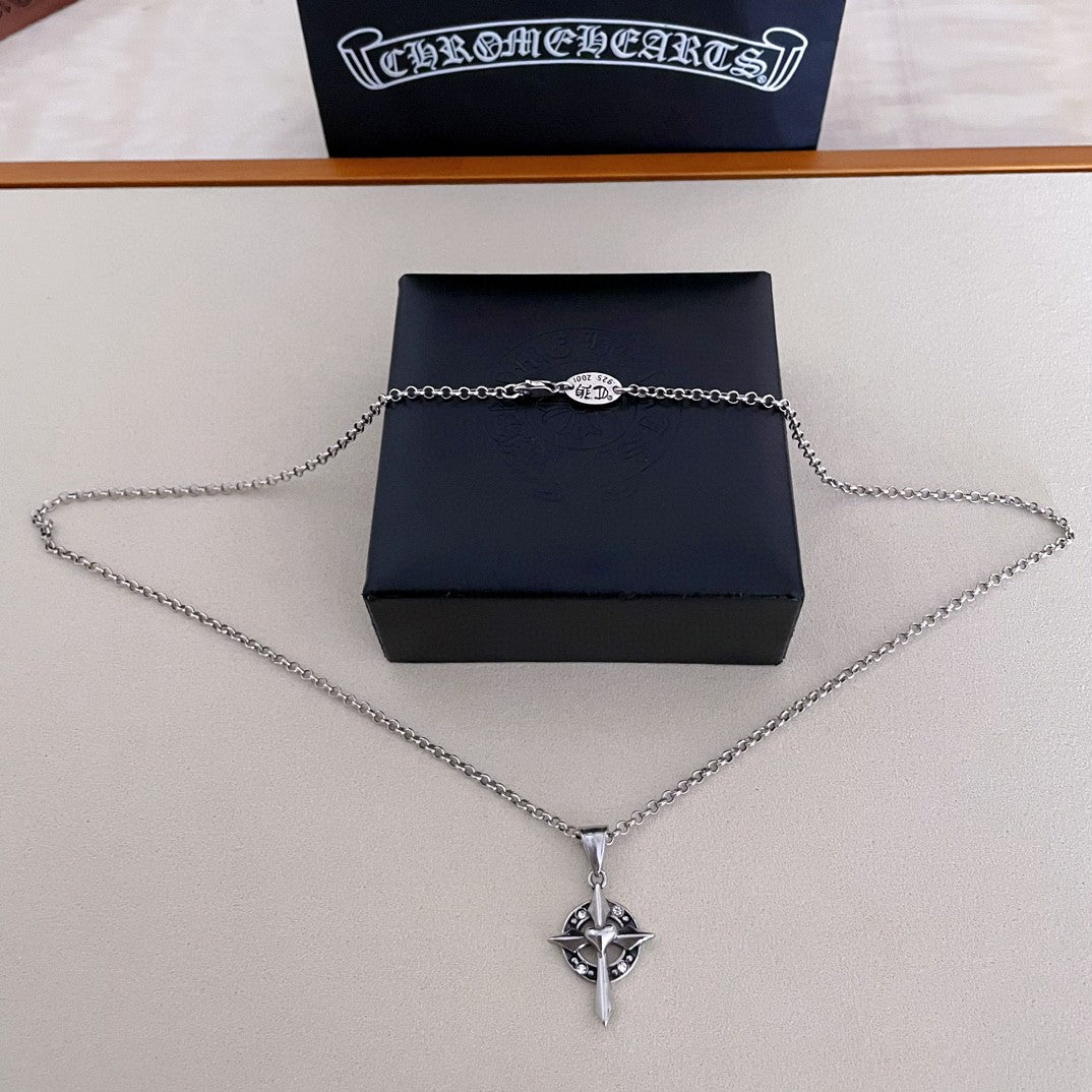 【CHROME HEARTS】ネックレス、新しいネックレス万能シンプルファッションオーナメント