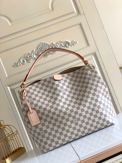 【Louis Vuitton】ヴィトン財布に合うトートバッグモノグラムダミエグレースフルPM【バッグ】