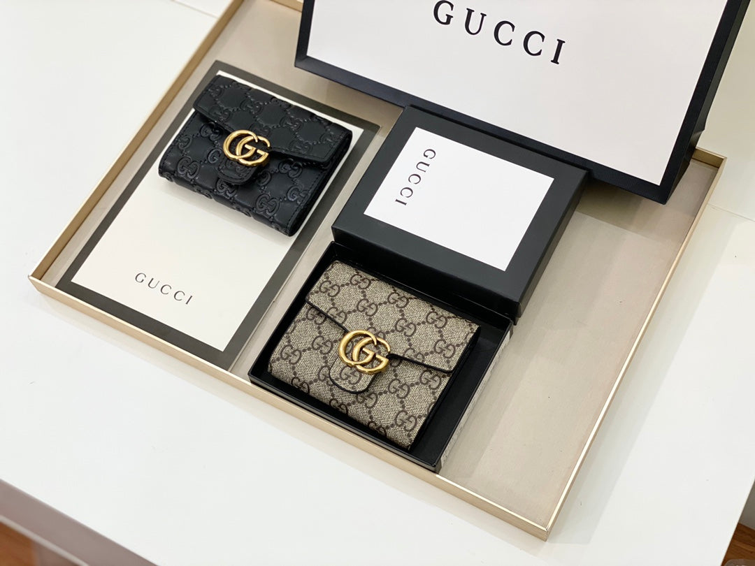 Gucci グッチ/ GGマーモントキルテイング ミニ財布/ 二つ折り