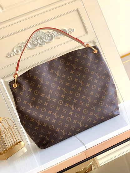 【Louis Vuitton】ヴィトン財布に合うトートバッグモノグラムダミエグレースフルPM【バッグ】
