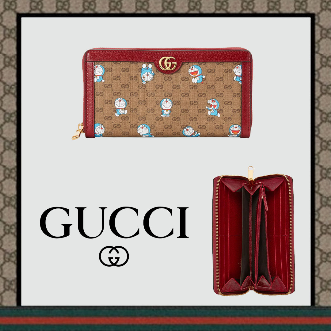 ドラえもんX GUCCI ジップアラウンドウォレット