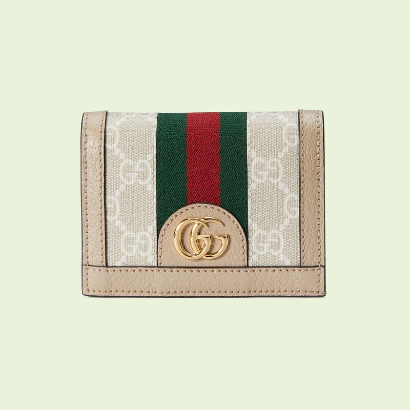 GUCCI グッチ OPHIDIA GG SUPREME コンパクトウォレット