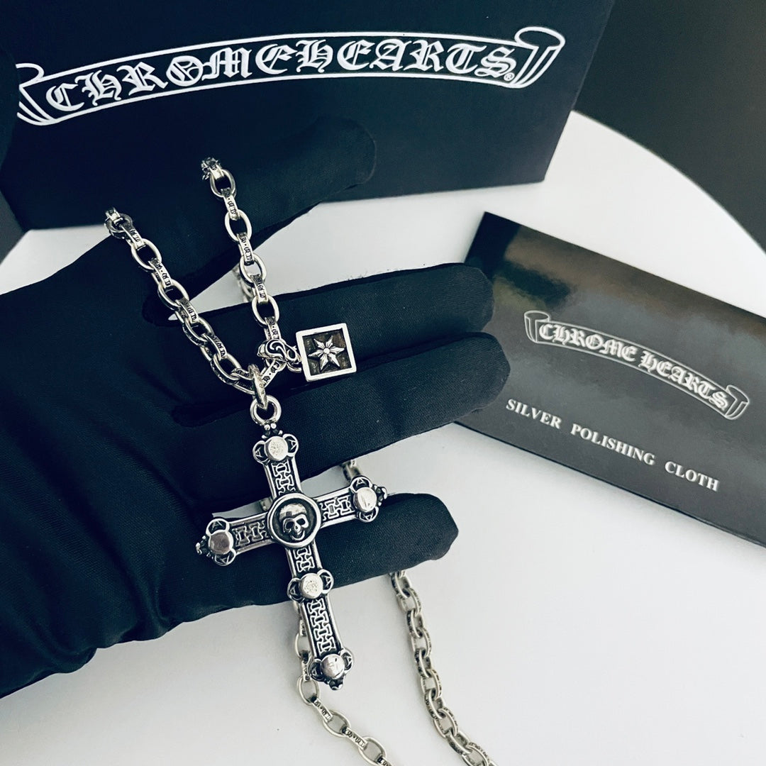 【CHROME HEARTS】クロムハーツ、新しいネックレス万能シンプルファッションオーナメント